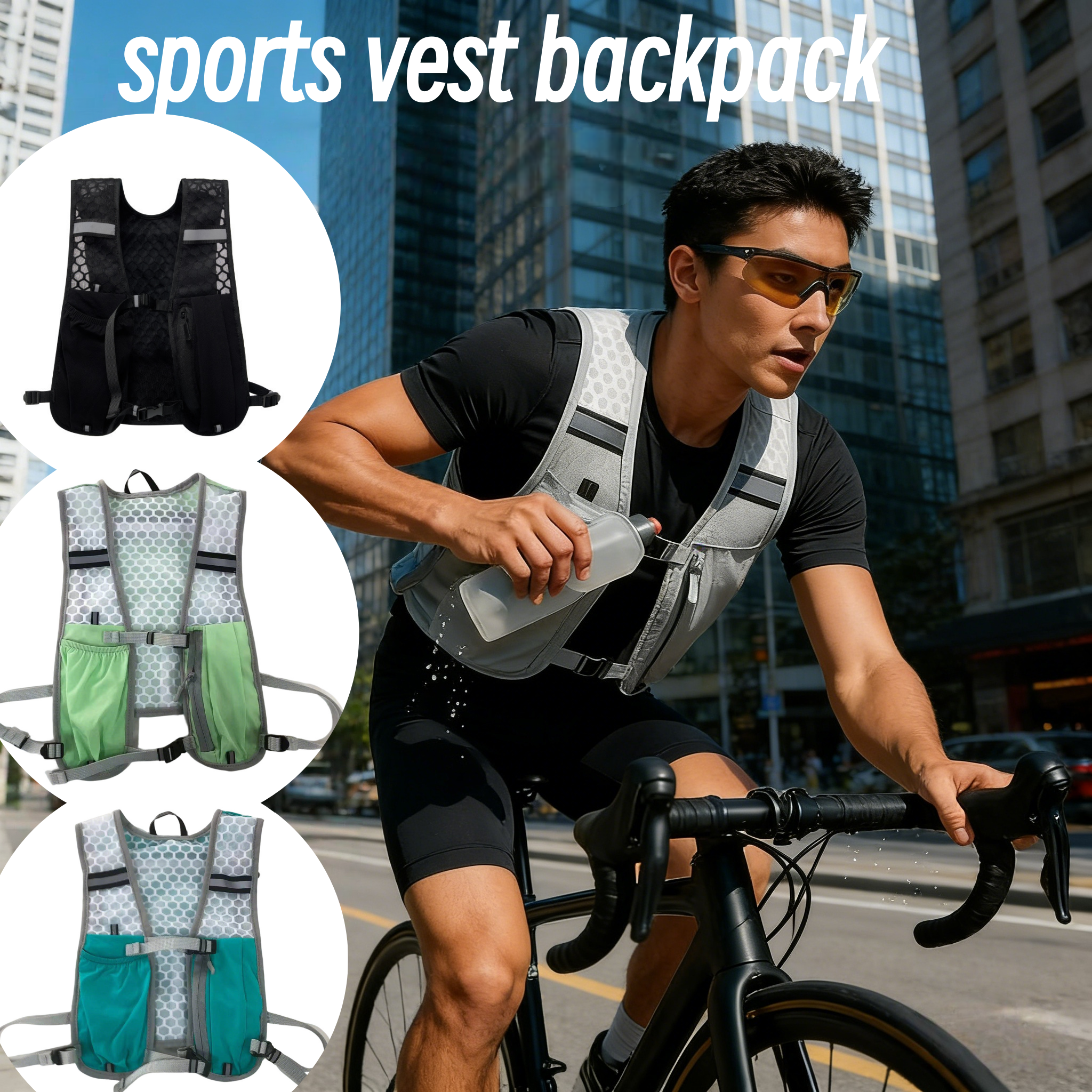 Running Gear Autumn - Lightweight Running Vest for Biking &