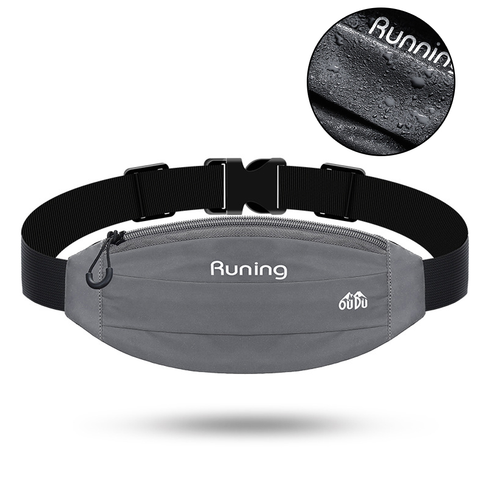 Running Gear To Hold Phone - Reflective Running Bag Pockets Sports Waist