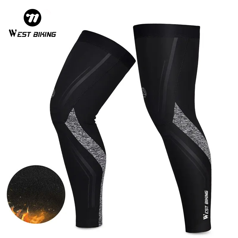 Running Gear Autumn - WEST BIKING Warm Leg Sleeves Running