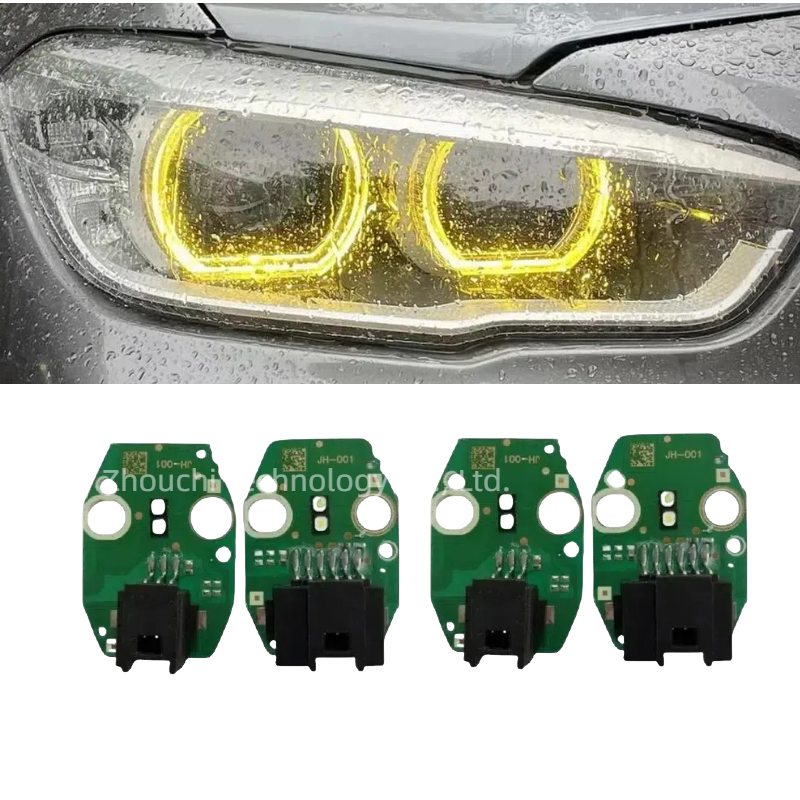 Running Headlamp Led - Yellow Angel Eyes DRL Boards For