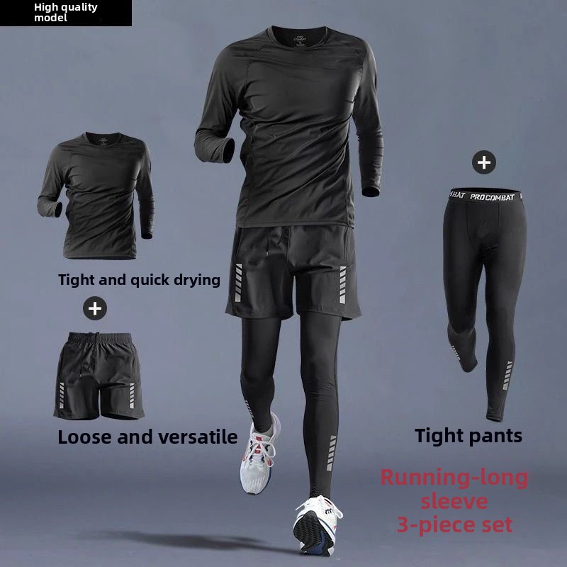 Running Gear Men - Training Jogging Tracksuits Running Outdoor Compression