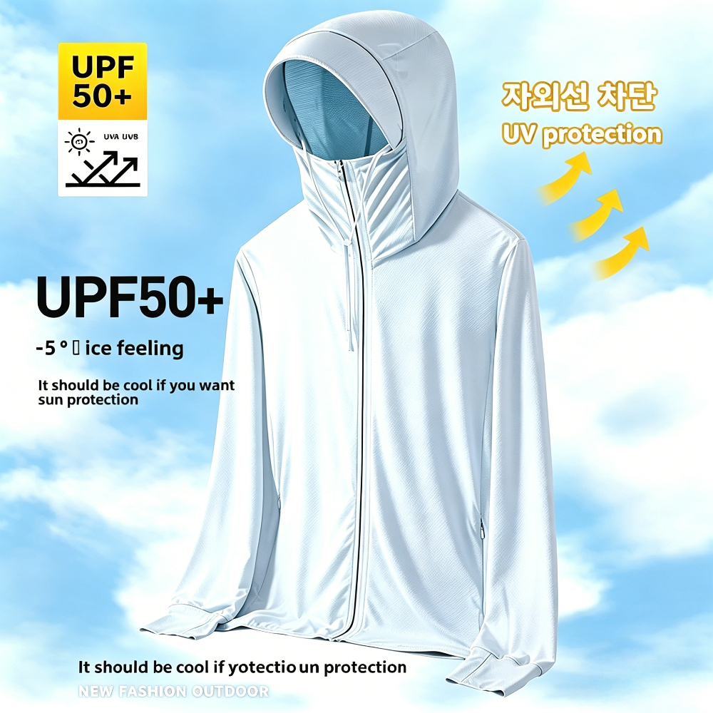 Running Gear Men - UPF50+ Men's Sun Protection Thin Mesh