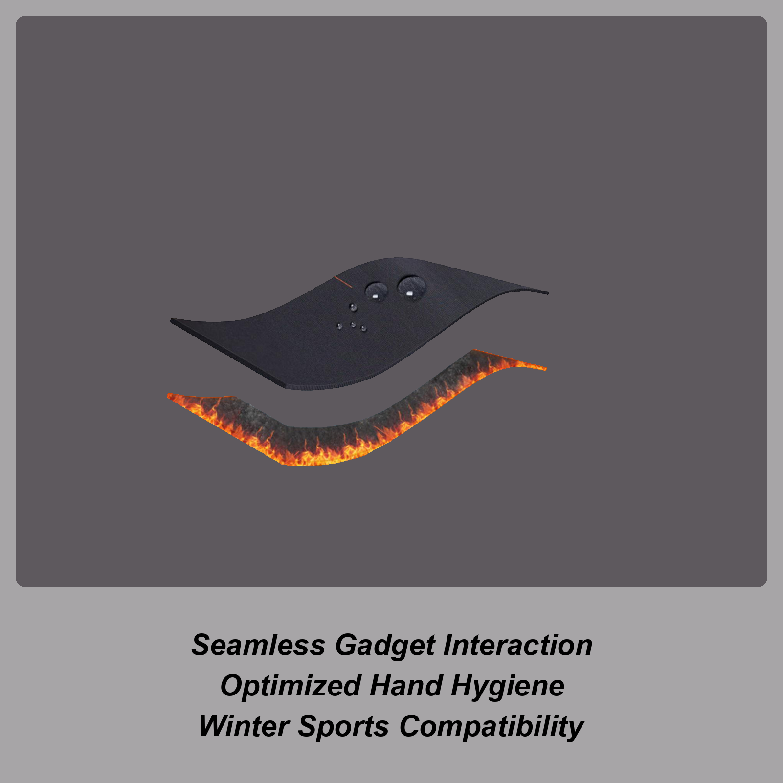 Running Gear In Snow - Winter warm Gloves Windproof Touchscreen Cold