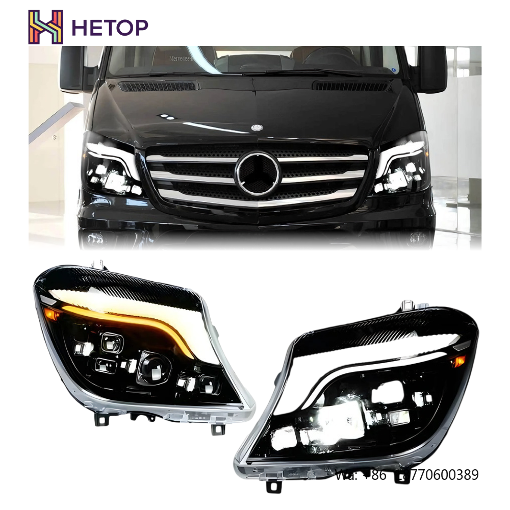 Running Headlamp Led - HETOP Sprinter Headlights 2014-2018 Upgrade LED