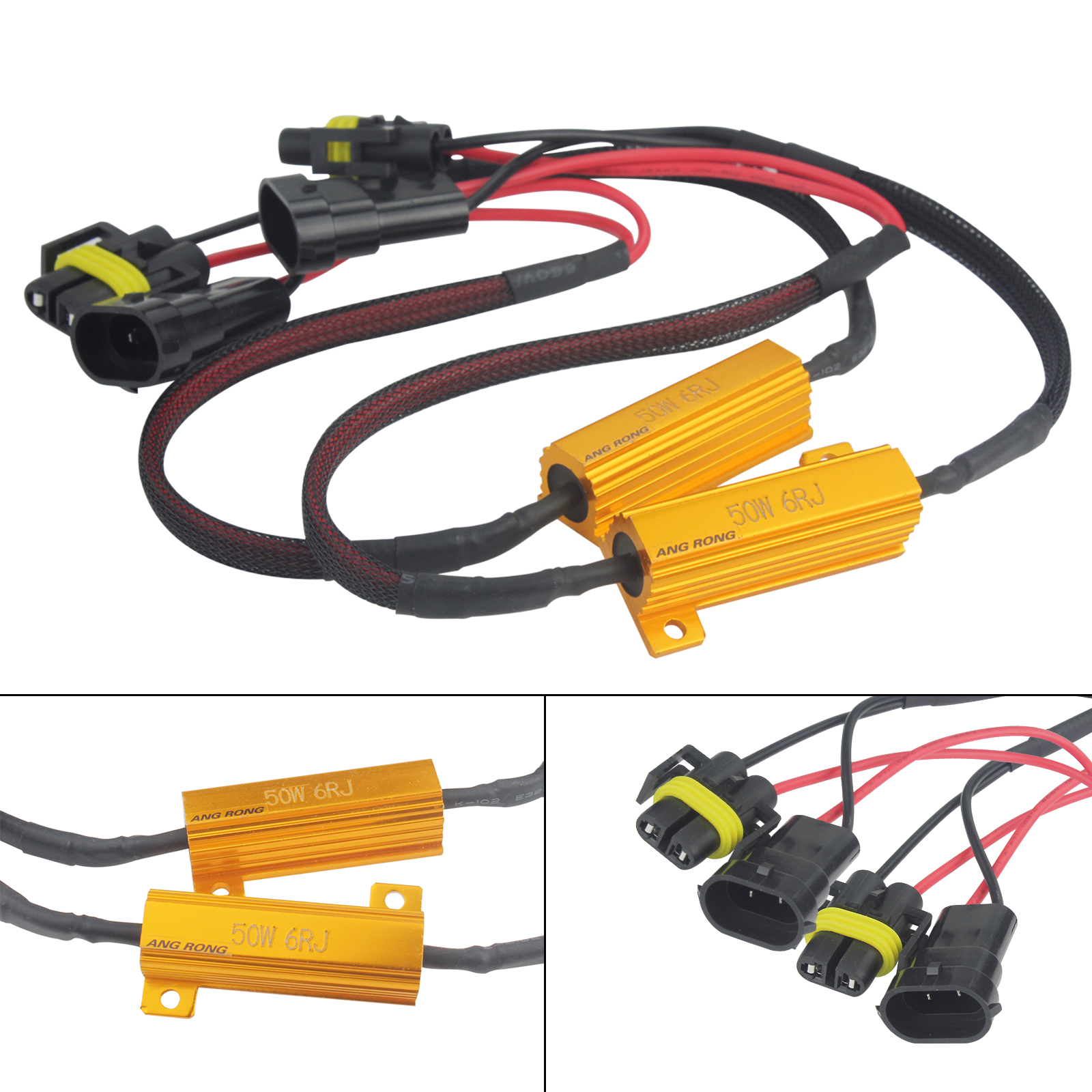 Running Headlamp Led - 2x H11 H8 Load Resistors Wiring
