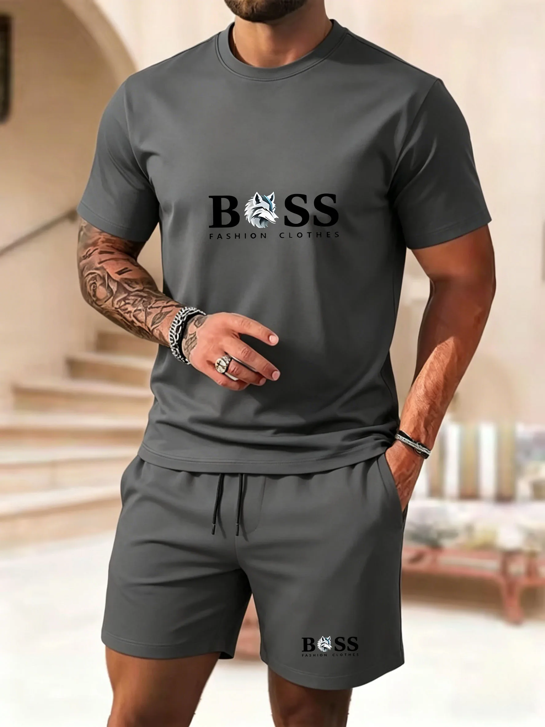Running Gear Men - Latest hot selling Men two-piece sportswear