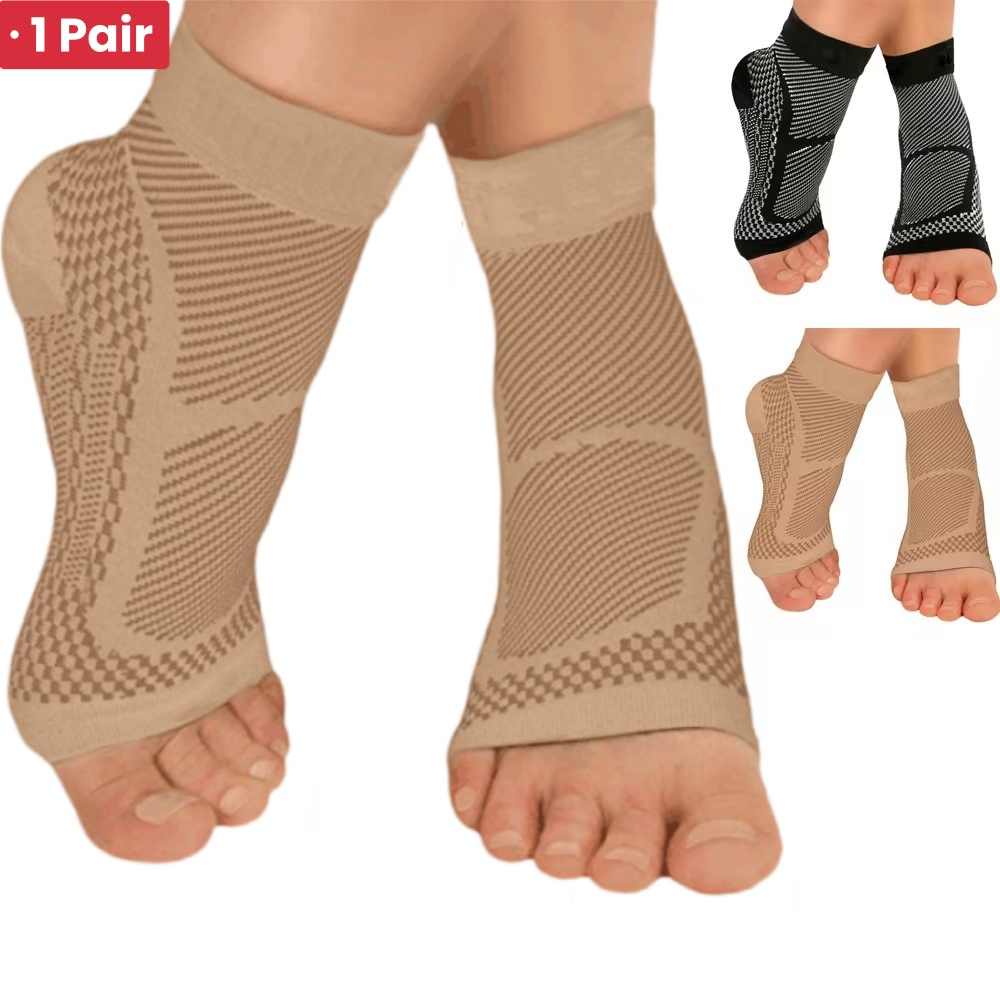 Compression Calf Sleeve - 1Pair Sports Ankle Support Brace Compression