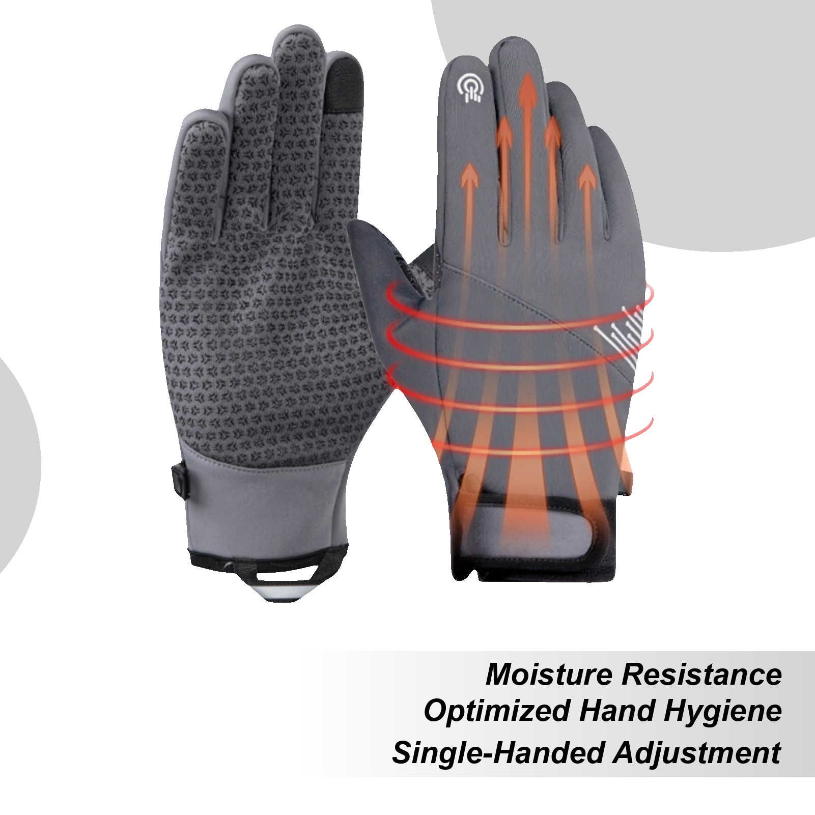 Running Gear In Snow - 1 pair Winter Gloves Windproof Touchscreen