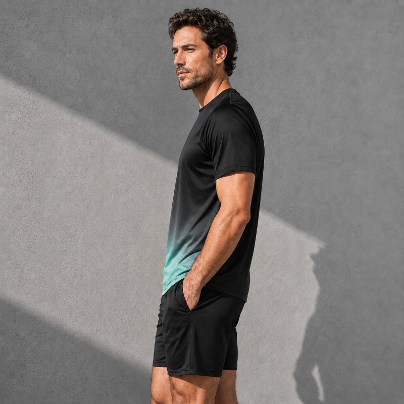 Men Quick Dry Sportswear Set 2 - Running Gear Men 评论和价格