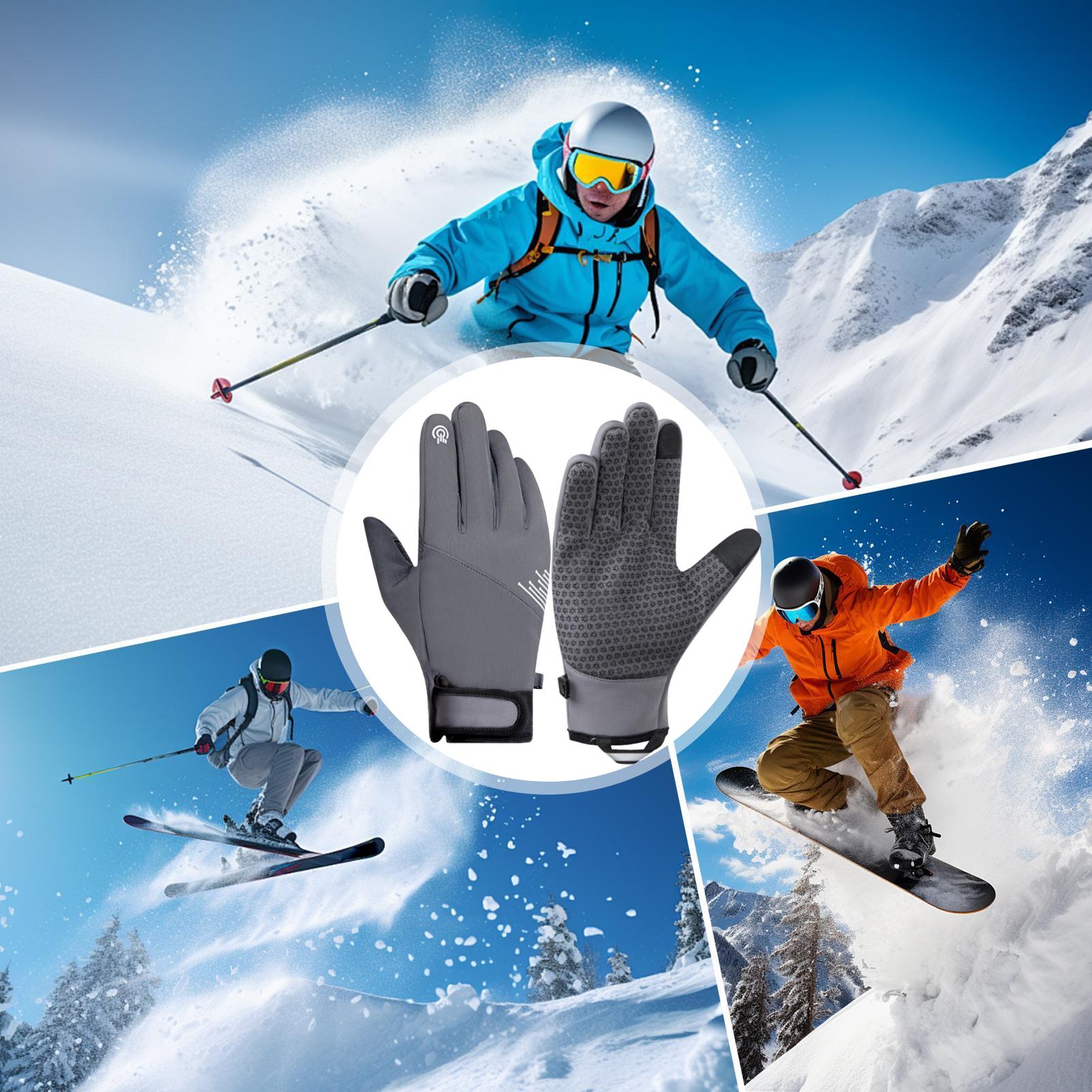 Warm Gloves Windproof Touchscr - Running Gear In Snow 评论和价格