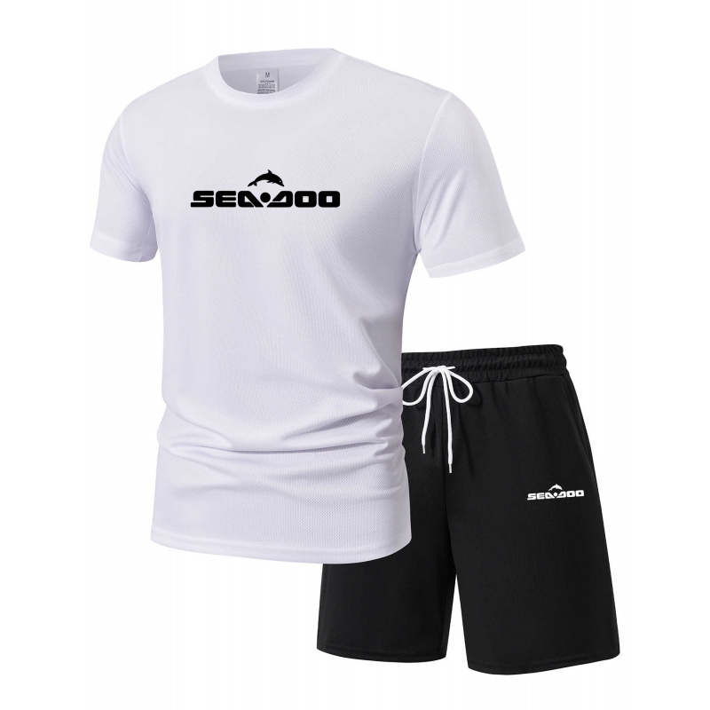 Sea Doo Seadoo Moto Printed Me - Running Gear Men 评论和价格