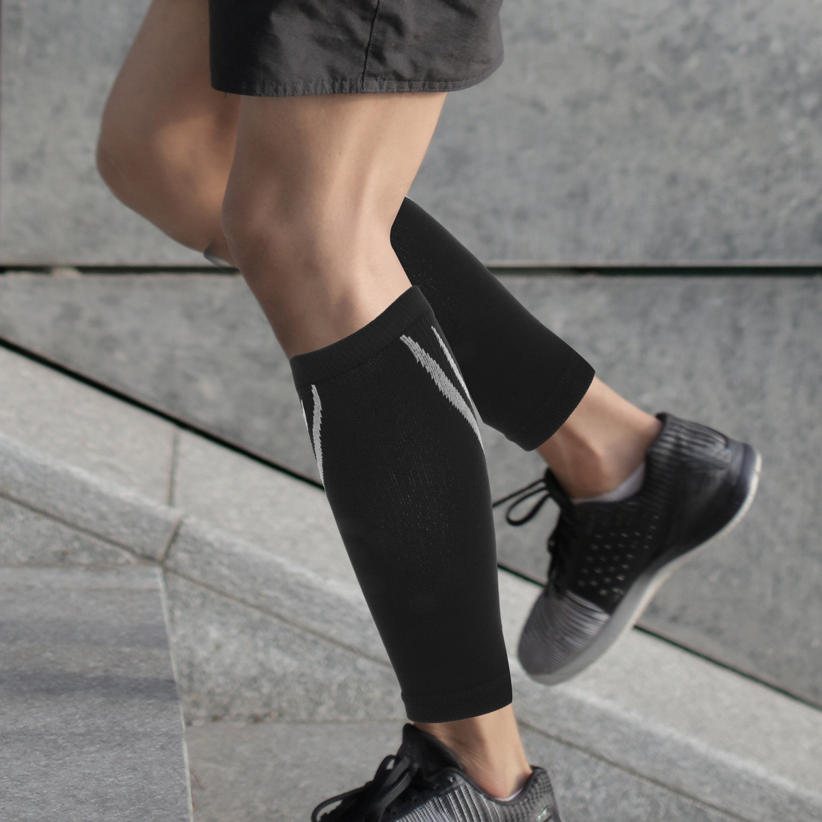 1Pair Calf Compression Sleeves - Compression Calf Sleeve 评论和价格