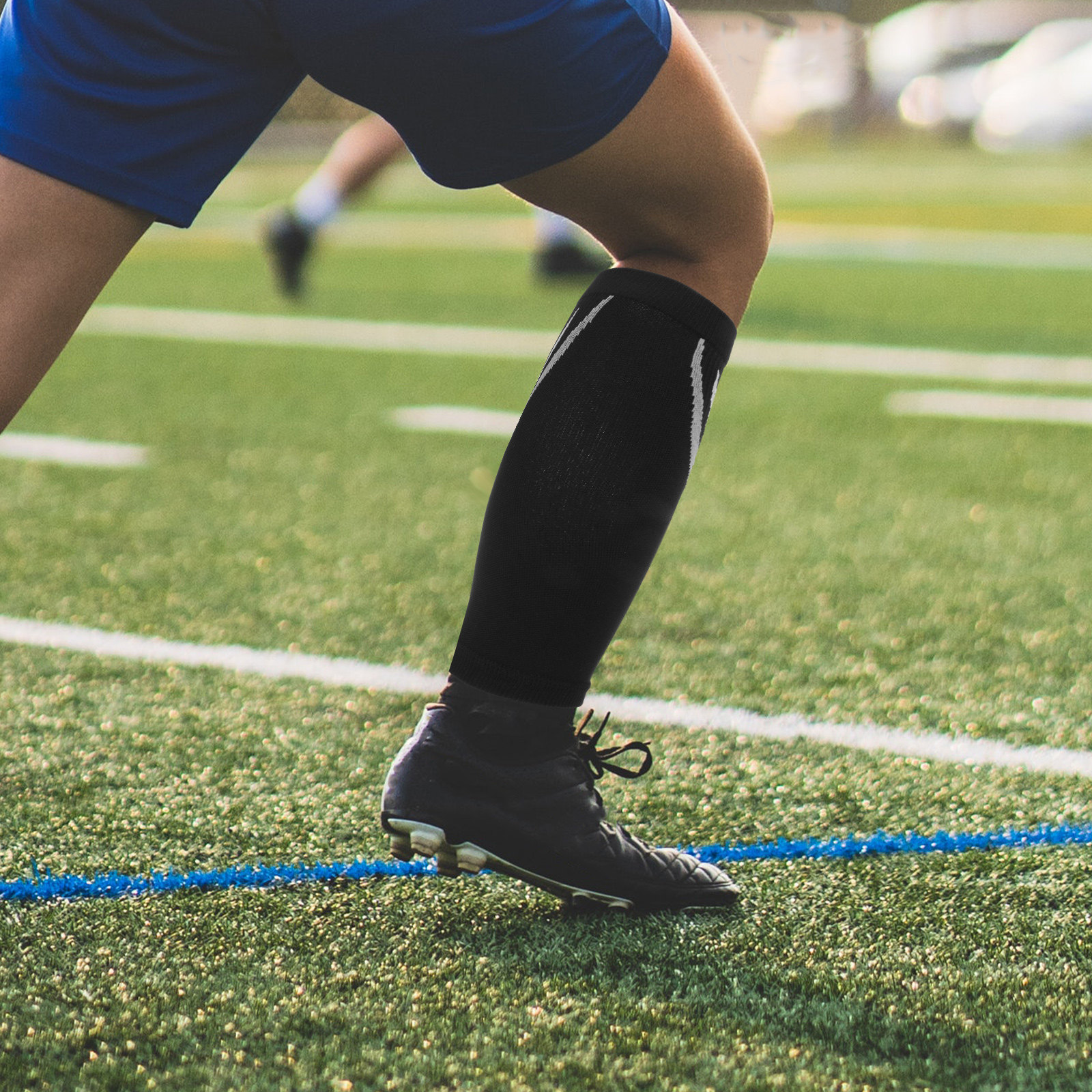 1Pair Calf Compression Sleeves - Compression Calf Sleeve 评论和价格