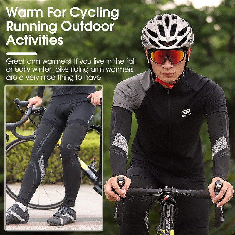 WEST BIKING Warm Leg Sleeves R - Running Gear Autumn 评论和价格