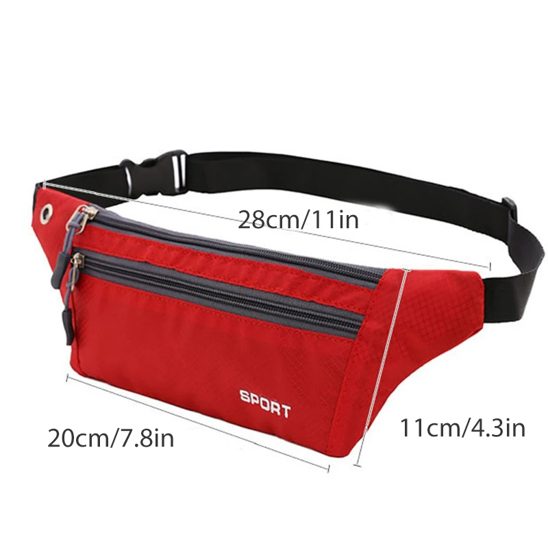 Casual Men Waist Bag Nylon Che - Running Gear To Hold Phone 评论和价格