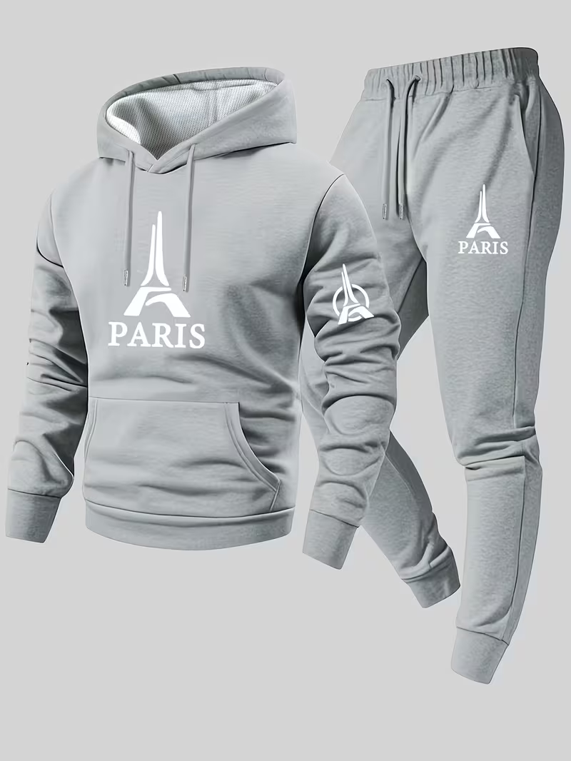 Paris Men's Urban Casual Two-P - Running Gear Autumn 评论和价格