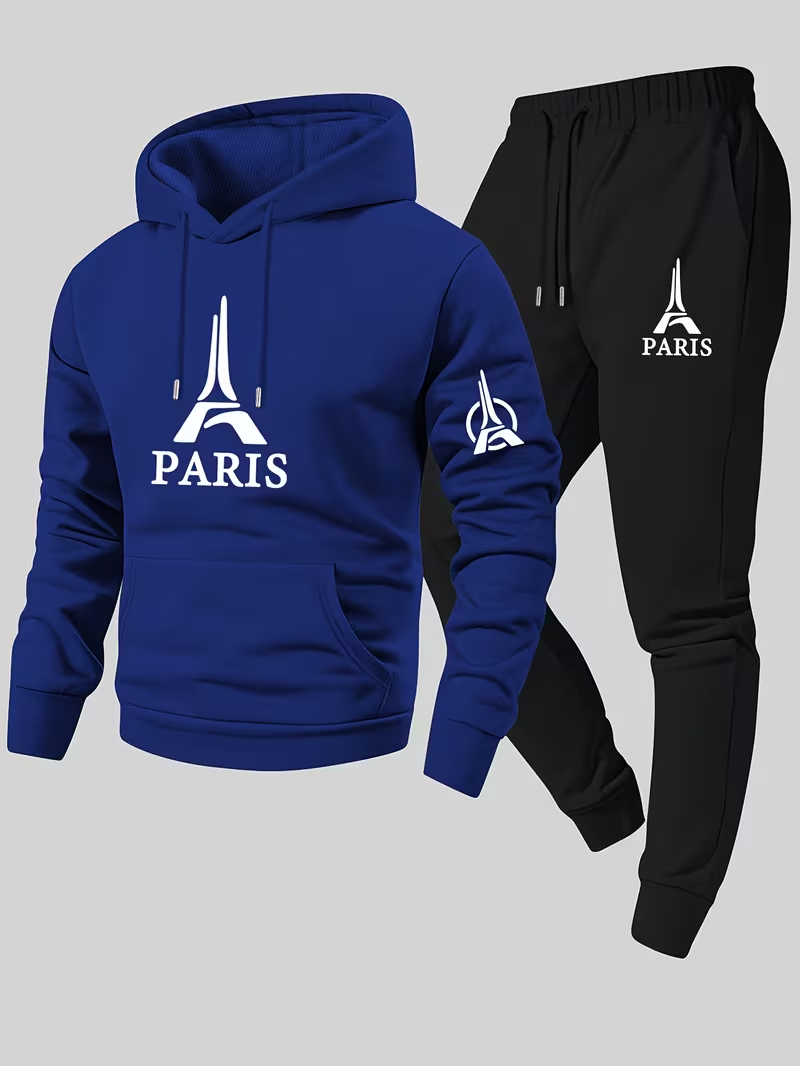Paris Men's Urban Casual Two-P - Running Gear Autumn 评论和价格