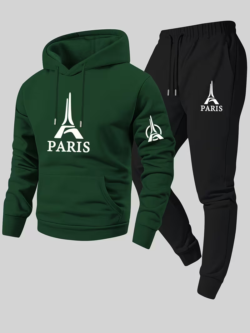 Paris Men's Urban Casual Two-P - Running Gear Autumn 评论和价格