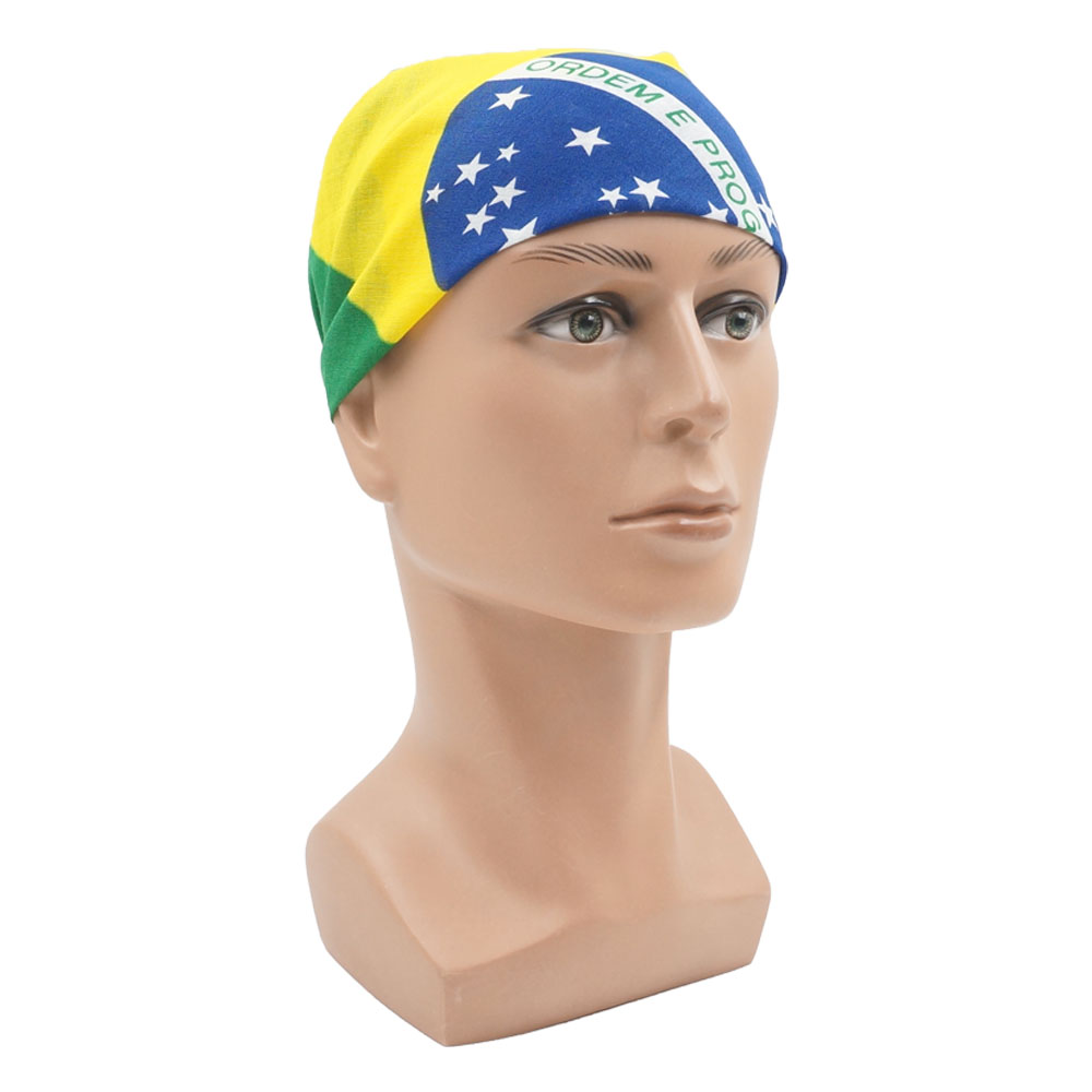 100% Cotton Flag of Brazil Ban - Running Gear Headband 评论和价格