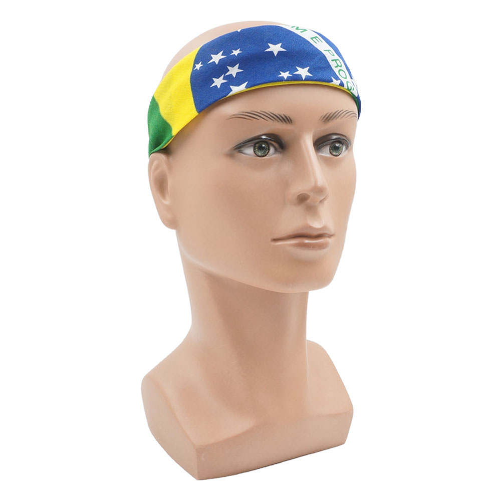 100% Cotton Flag of Brazil Ban - Running Gear Headband 评论和价格