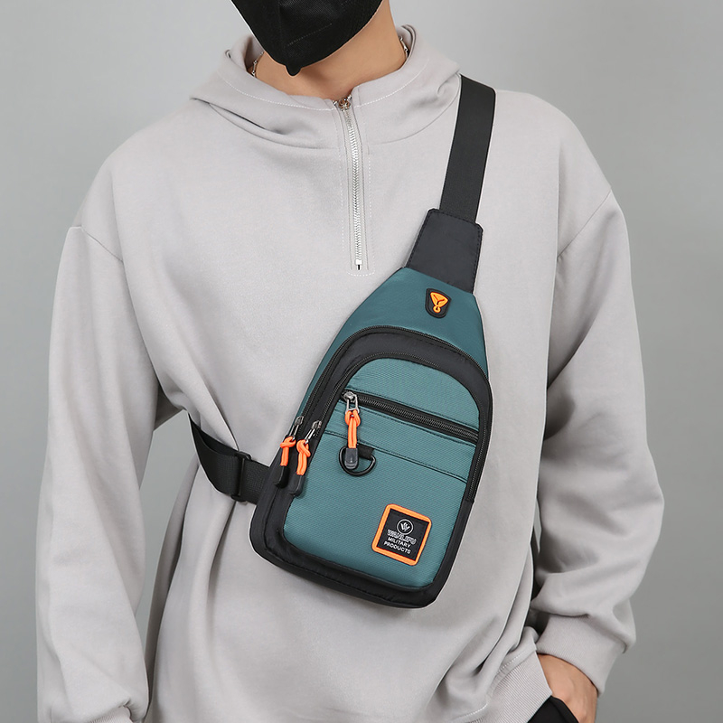 Casual Men Chest Bag Nylon Sma - Running Gear To Hold Phone 评论和价格