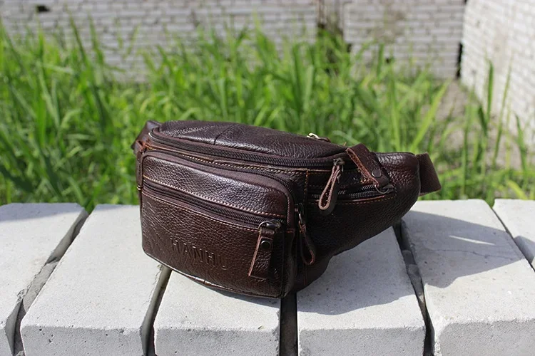 Genuine Cowhide Leather Waist  - Running Gear To Hold Phone 评论和价格