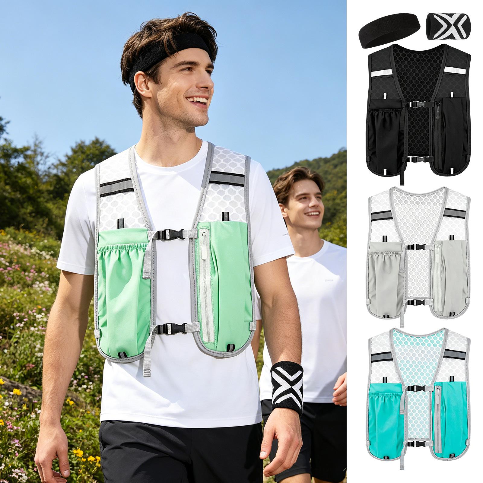 Night Running Vest Sports Gear - Running Gear Headband 评论和价格