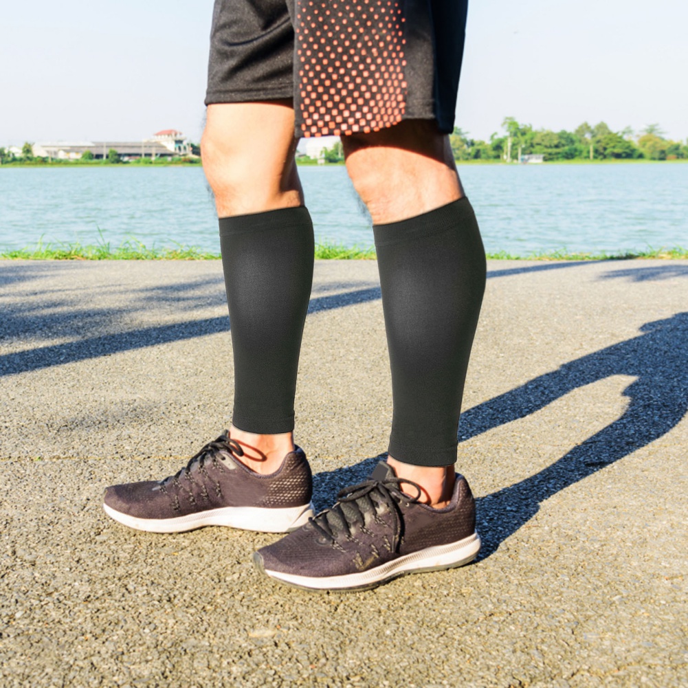 1 Pair Fitness Running Compres - Compression Calf Sleeve 评论和价格