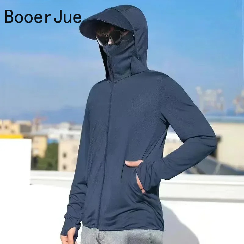 UPF50+ Men's Sun Protection Th - Running Gear Men 评论和价格
