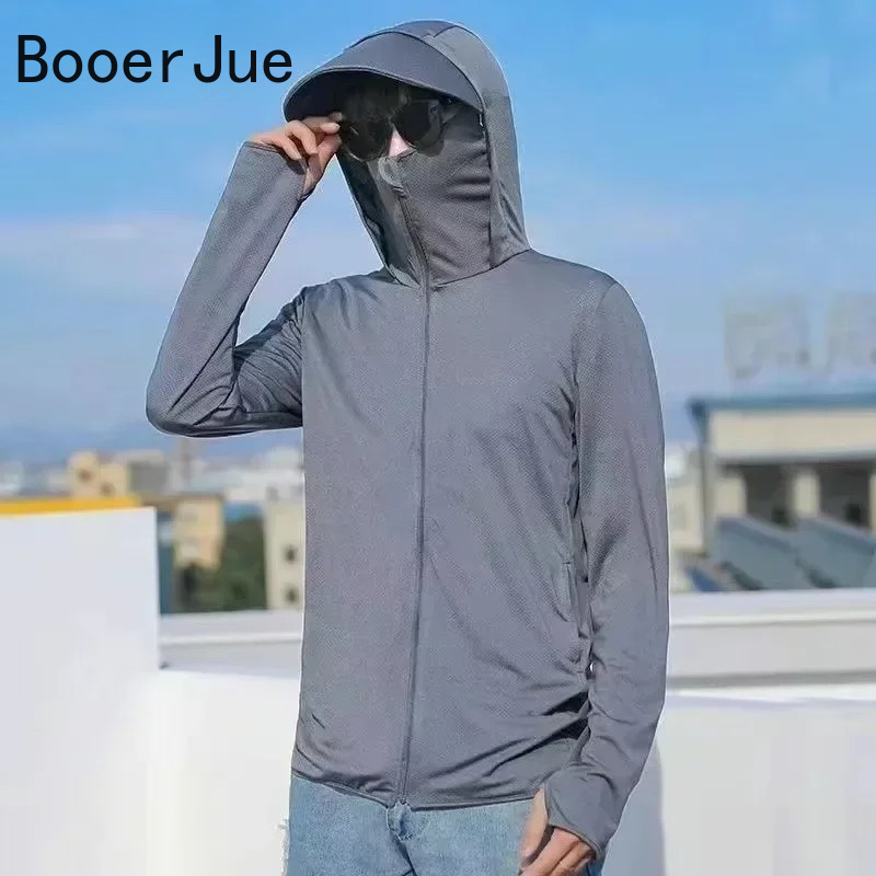 UPF50+ Men's Sun Protection Th - Running Gear Men 评论和价格