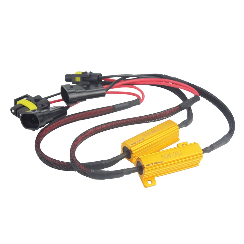 2x H11 H8 Load Resistors Wirin - Running Headlamp Led 评论和价格