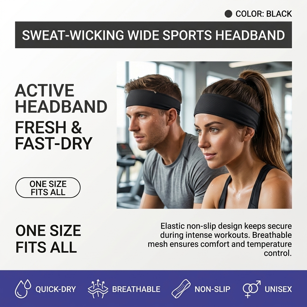 Breathable Sports Headband Moi - Running Gear Headband 评论和价格