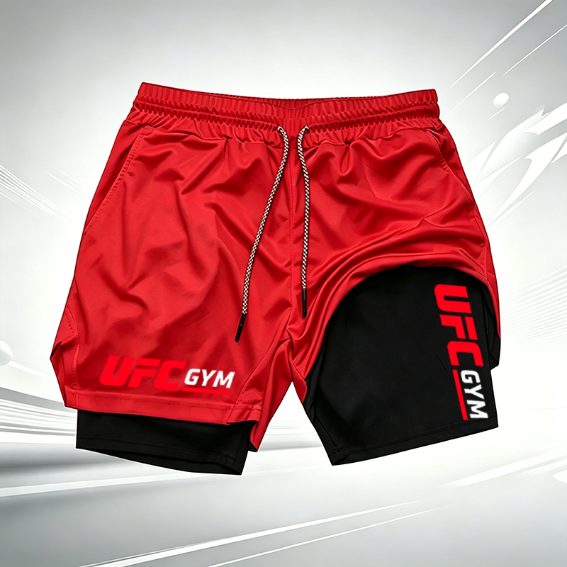 Summer men's printed UFC GYM 2 - Running Gear Men 评论和价格