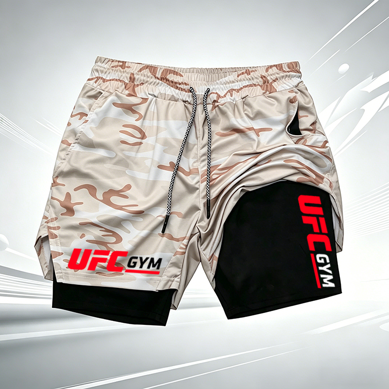 Summer men's printed UFC GYM 2 - Running Gear Men 评论和价格