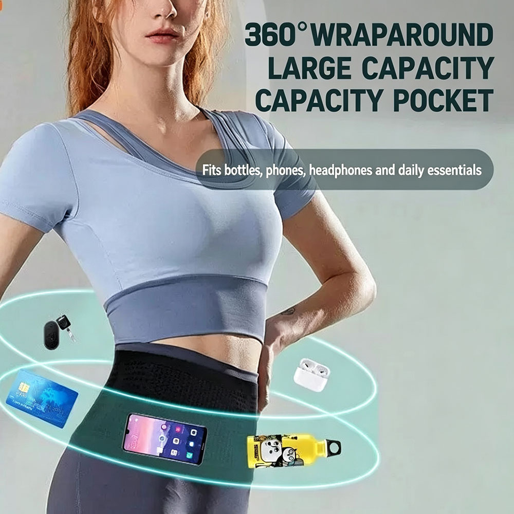 Running Waist Bag, High Elasti - Running Gear To Hold Phone 评论和价格