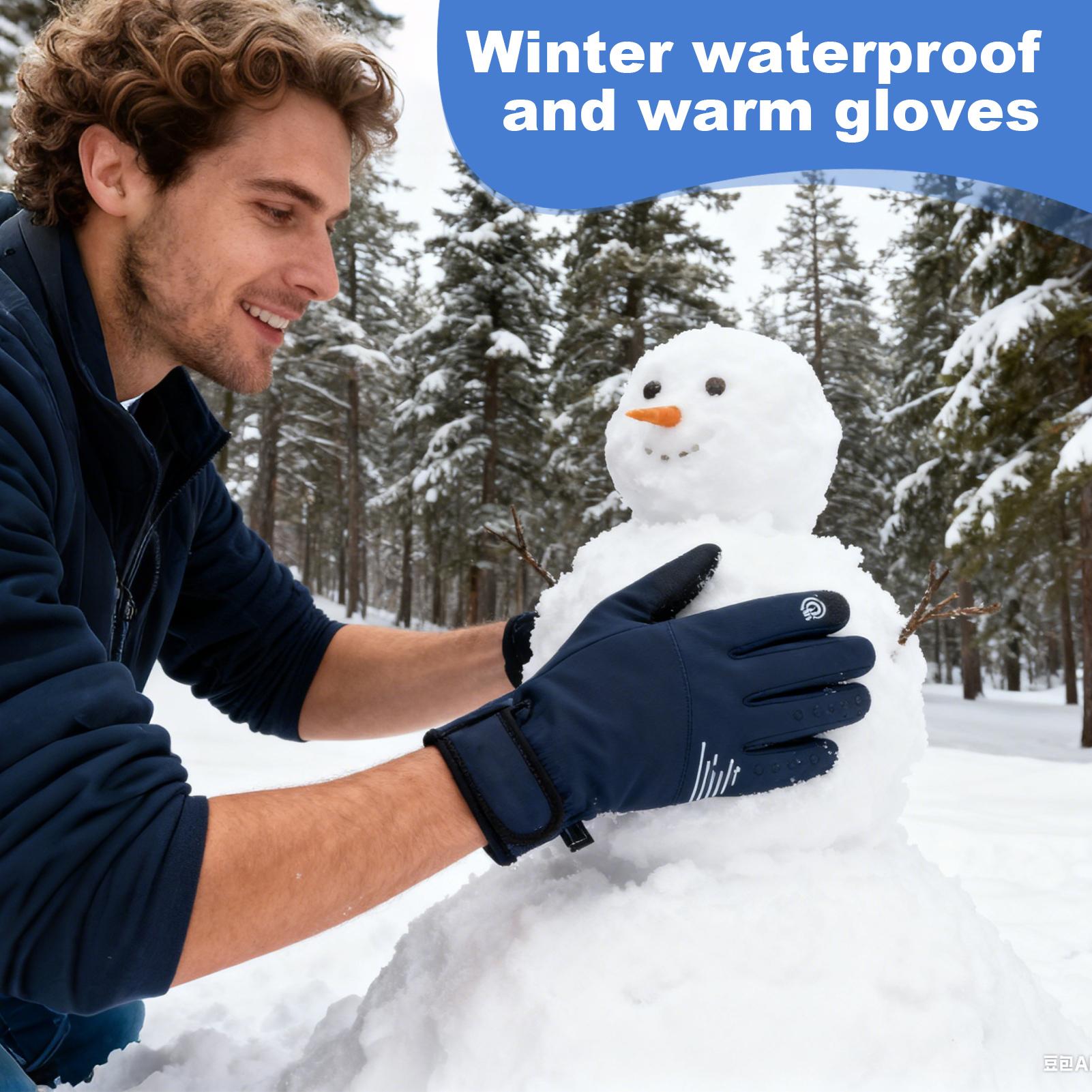 Winter Gloves Women Windproof  - Running Gear In Snow 评论和价格