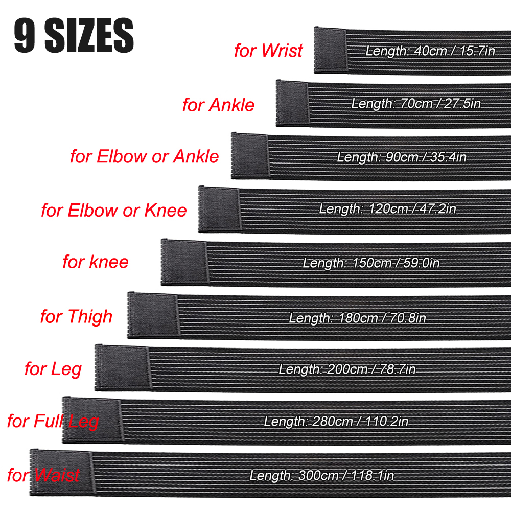 1PCS 40-300cm Compression Band - Compression Calf Sleeve 评论和价格