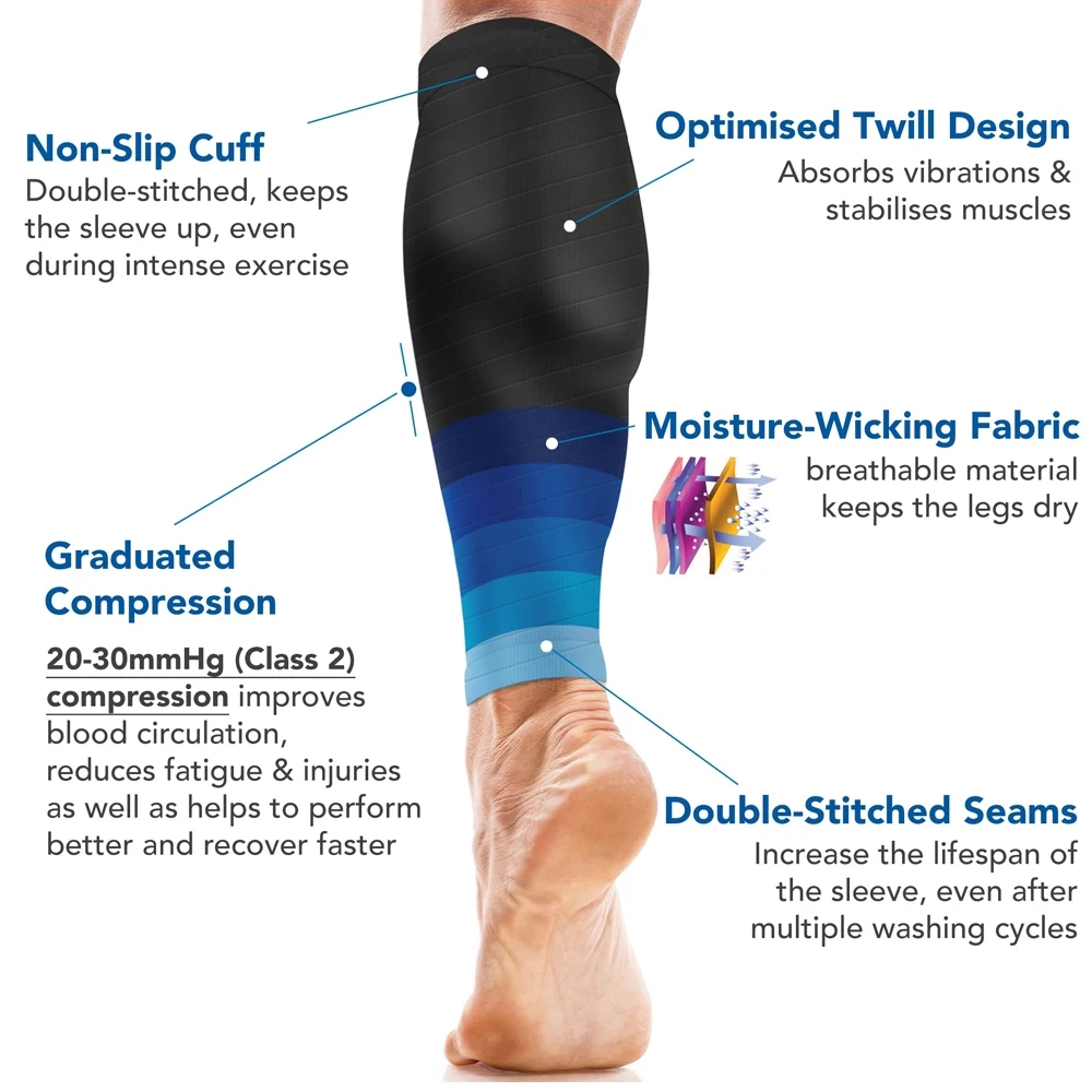 1Pair Calf Compression Sleeve  - Compression Calf Sleeve 评论和价格