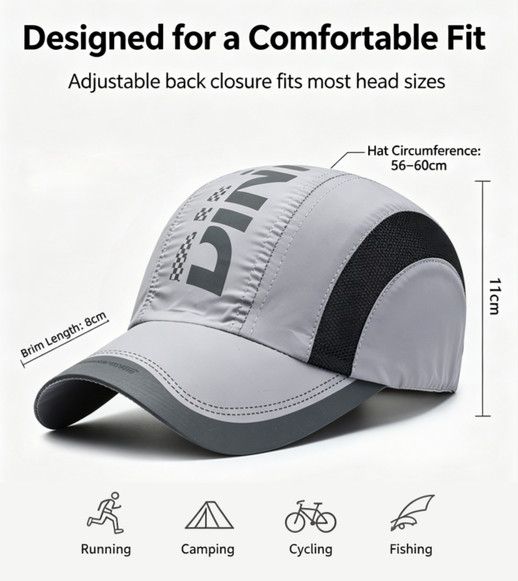 Summer Mesh Baseball Cap Quick - Running Cap Mesh 评论和价格