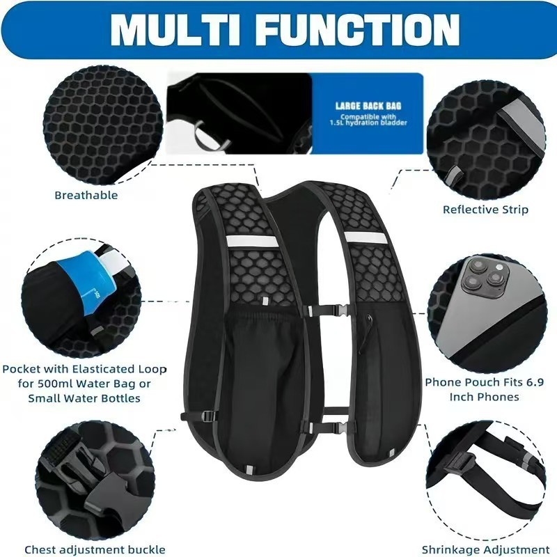 Hydration Backpack Vest for Ru - Running Gear Autumn 评论和价格