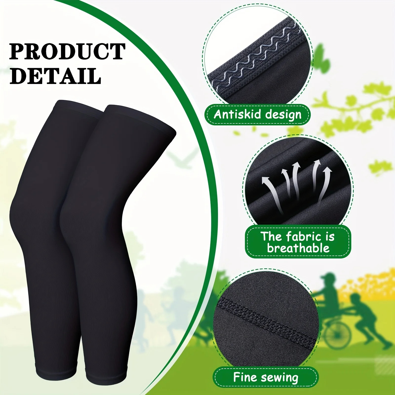 Cycling Leg Sleeves UV Protect - Compression Calf Sleeve 评论和价格