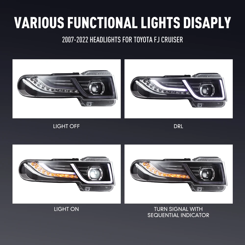 2PCs Car Styling Head Lamp for - Running Headlamp Led 评论和价格