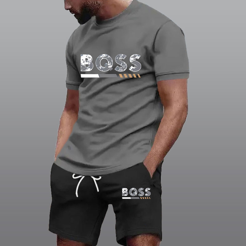 Summer Sportswear Men's Suit F - Running Gear Men 评论和价格
