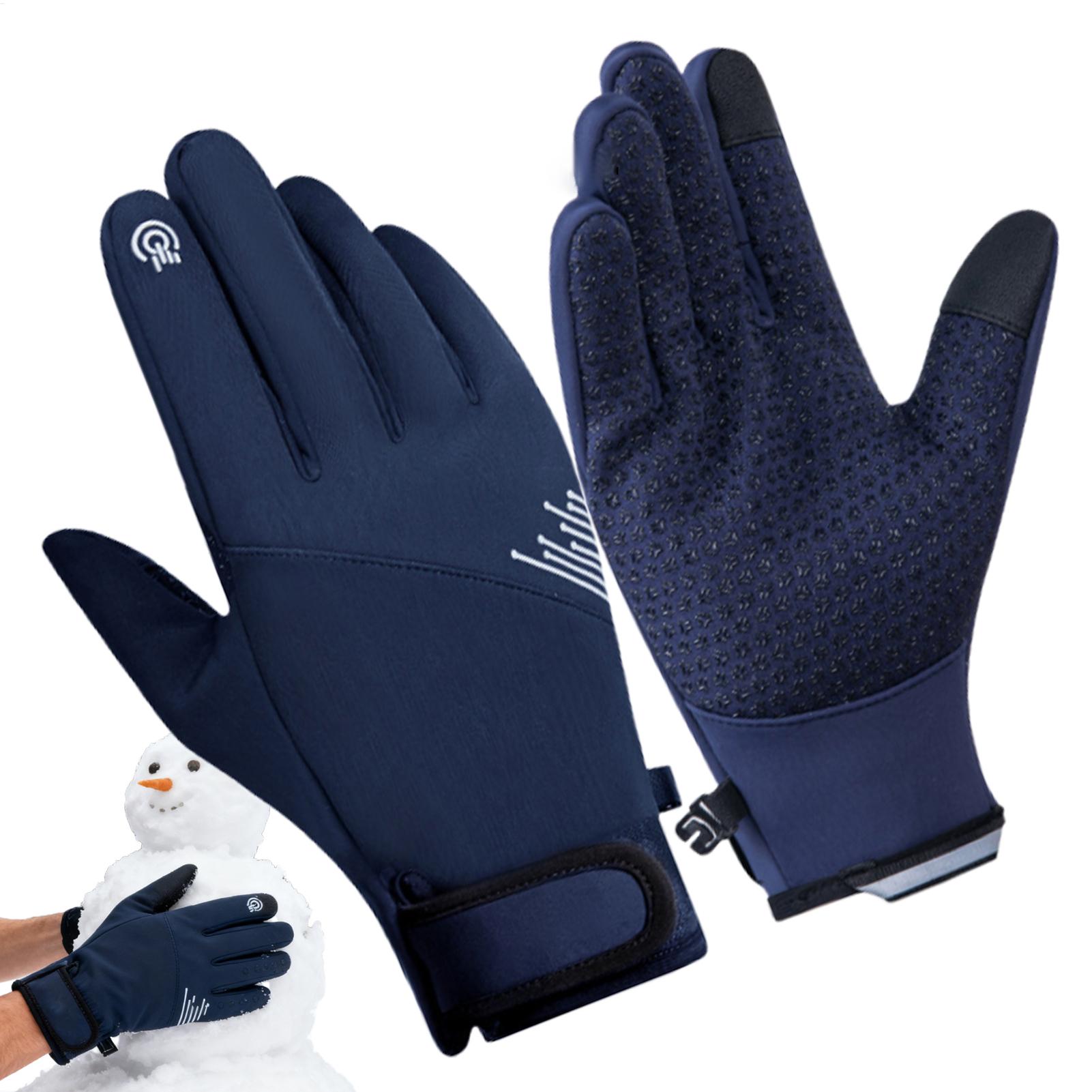 1 pair Winter Gloves Windproof - Running Gear In Snow 评论和价格